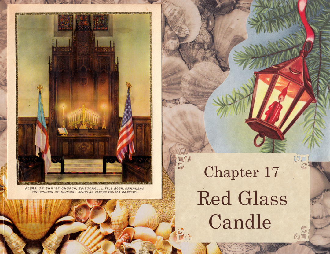 Red Glass Candle 1 panel 1
